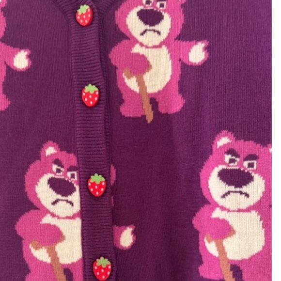 Disney Pixar Tou Story Lotso Cardigan - Picture 7 of 9